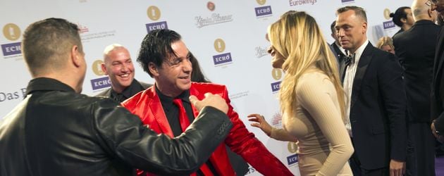 Till Lindemann und Sophia Thomalla beim Echo Till Lindemann und Sophia Thomalla beim Echo