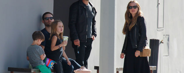 Tobey Maguire, Otis Tobias Maguire, Jennifer Meyer und Ruby Sweetheart Maguire Tobey Maguire, Otis Tobias Maguire, Jennifer Meyer und Ruby Sweetheart Maguire