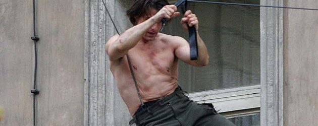 Tom Cruise bei einem Stunt-Dreh Tom Cruise bei einem Stunt-Dreh