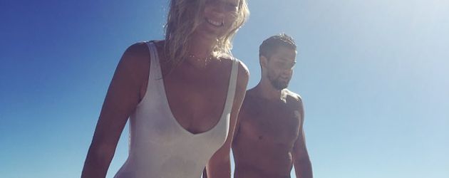Toni Garrn und Chandler Parsons am Strand Toni Garrn und Chandler Parsons am Strand