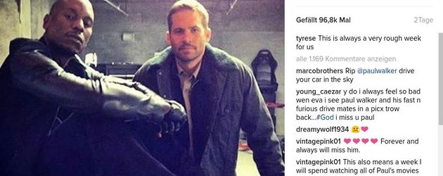 Tyrese Gibson und Paul Walker Tyrese Gibson und Paul Walker