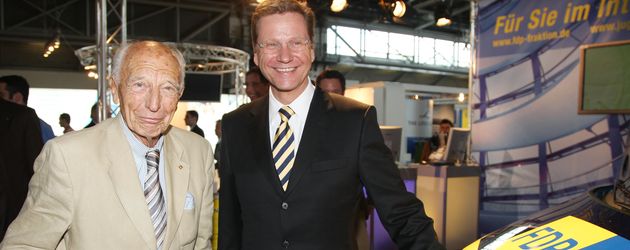 Walter Scheel und Guido Westerwelle Walter Scheel und Guido Westerwelle
