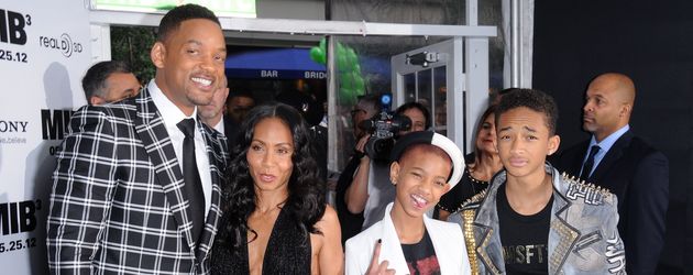 Will Smith, Jada Pinkett-Smith, Willow und Jaden Smith Will Smith, Jada Pinkett-Smith, Willow und Jaden Smith