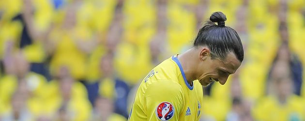 Zlatan Ibrahimovic beim Spiel Irland vs. Schweden bei der EM 2016 Zlatan Ibrahimovic beim Spiel Irland vs. Schweden bei der EM 2016